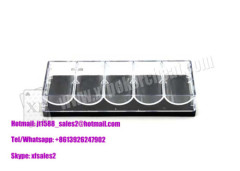 Plastic Transparent Chip Tray Poker Scanner With Black Filter Infrared Camera