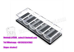 Plastic Transparent Chip Tray Poker Scanner With Black Filter Infrared Camera