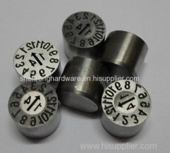 Date Stamp for plastic injection mould