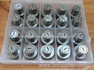 DIN ISO JIS Standard date stamp for plastic mold