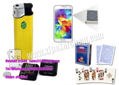 2015 Poker Scanner Yellow Plastic Lighter IR Zippo Camera / Cigarette Lighter Spy Camera
