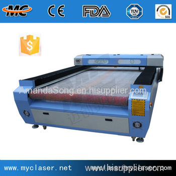 Stronger frame with inner slide rail MC automatic fabric CNC CO2 laser cutter