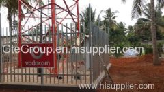 Steel fencing for mobile tower