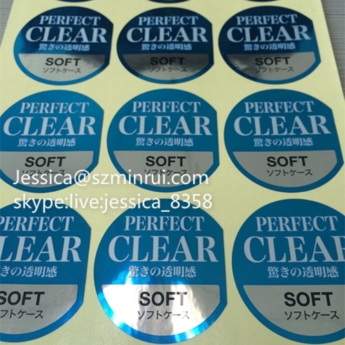 Best Selling Custom OEM Transparent PET Removable Label Self Adhesive Security PET Paper Label Sticker