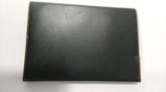 Custom black calf leather soft cover job diary printing and binding for universities