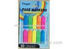 Pop Up Arrow shaped Sticky Note Pads PET flags 25 sheets X10 pads