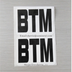 China largest self adhesive manufacturer MinRui wholesale any design printed word Eggshell sticker for street art