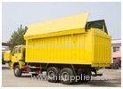 Sinotruk SWZ Golden Prince 6x4 Dump Truck yellow color in city use with cover no dust