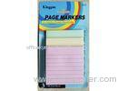 Steps funny office sticky notes with 3 different colors in blister card