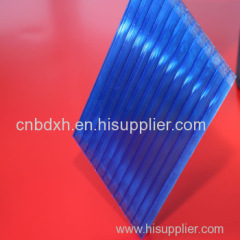 UNQ Colored Polycarbonate Sheet Twin-wall Hollow Roofing sheet