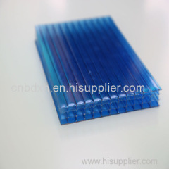 UNQ Colored Polycarbonate Sheet Twin-wall Hollow Roofing sheet