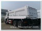 white color Dumper truck Drive Model 8X4 howo for Construction Transport