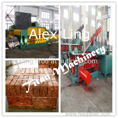 hydraulic metal scrap baler