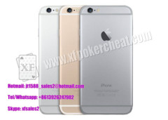 Golden Color Iphone 6 Mobile Phone Camera Used In Private Cards Game