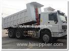 14m3 tipper dumper truck brand howo 6x4 with strengthen bumper in white or green