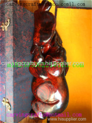 Hainan yellow pear wood Budda beads pterocarpus indicus-3