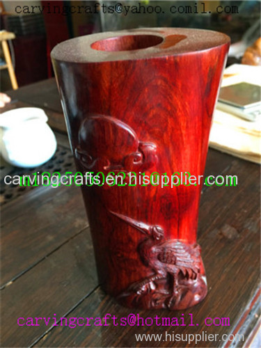 The Africa carved works -pterocarpus indicus-4