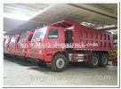 6x4 mining dump truck with HW7D cab and reinforce frame ISO / CCC Approved