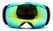 Womens Mirrored Double Lens OTG Snowboarding Goggles for Skiing