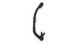 Classic Black Fashionable Dry Silicone Diving Snorkel For Adults