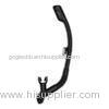 Black Swimming and Diving Snorkel / Dive Snorkel Silicone Elbow Pipe