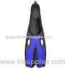 Black Blue Snorkeling Fins / Skin Diving Fins / Free Dive Fins Customized