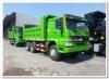 HOWO 6 by 4 dump truck / tipper truck for mine and rock middle lifting 336hp green color