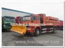 Specail use HOWO A7 dump truck with blade for pushing and loading 30tons high efficiency
