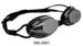 Wide Black Mirrored Professional Swimming Goggles Anti Fog and UV Protection