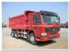 336 HP heavy duty dump truck sand tipper truck middle lifting type 15 m3 tank body