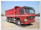 336 HP heavy duty dump truck sand tipper truck middle lifting type 15 m3 tank body