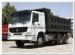 HOWO 10 wheeler coal transport dump truck 30 tons 266hp / 361hp with AC white color