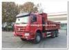 Sinotruk howo new dump truck 25tons tipper truck Euro II 371hp red color