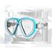 Adult Free Diving Mask Snorkeling Set in Transparent Silicone