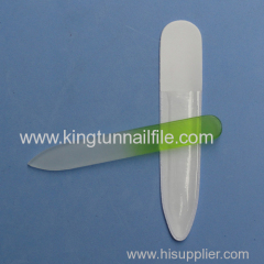Colorful durable crystal glass nail file