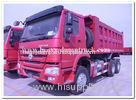 Heavy Duty dump Truck HOWO 6x4 tipper truck 20tons red color cabin overloading Capacity