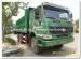 10 Wheel dump truck 35 tons green cabin 20m3 body cargo and parabolic leaf spring tipper dump Truck