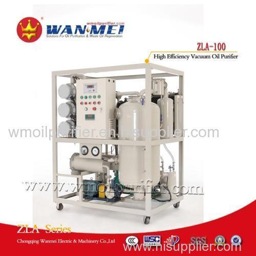 ZLA-100 Double stage Vacuum Transformer Oil Purifier