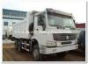 Sinotruck 371 hp construction dump trucks white color length body cargo