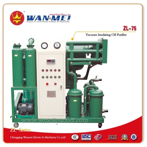 ZL-75 Single Stage Vacuum Insulation Oil Purifier