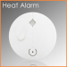 Battery operated photoelectric heat alarm