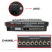 Professional 8 Channel Sound Power Amplifier Mixer MAX 800