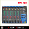 Professional 12 Channel Sound Power Amplifier Mixer MAX 1200