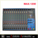 Professional 12 Channel Sound Power Amplifier Mixer MAX 1200