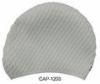 Durable Grey Large Water Drop Silicone Swimming Cap Ear Protection