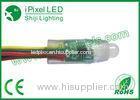 50pcs per string 12mm holes programmable RGB Full color dmx led string light Ws2811