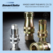 Metal brass or stainless steel Pneumatic Fittings