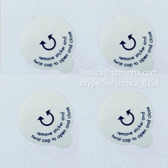 Custom Private Design PET Silver Accept OEM Printed Stickers Waterproof Matte Silver PET Stickers