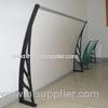 UNQ Good looking glass door awning with wind-resistance