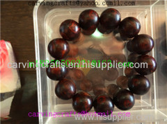 Vietnam pear wood Buddha beads-Yellow pear Wooden bracelet